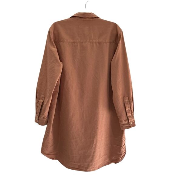 Frank & Eileen Mary Classic Shirtdress Famous Denim 100% Cotton Desert Size XL - Picture 7 of 13